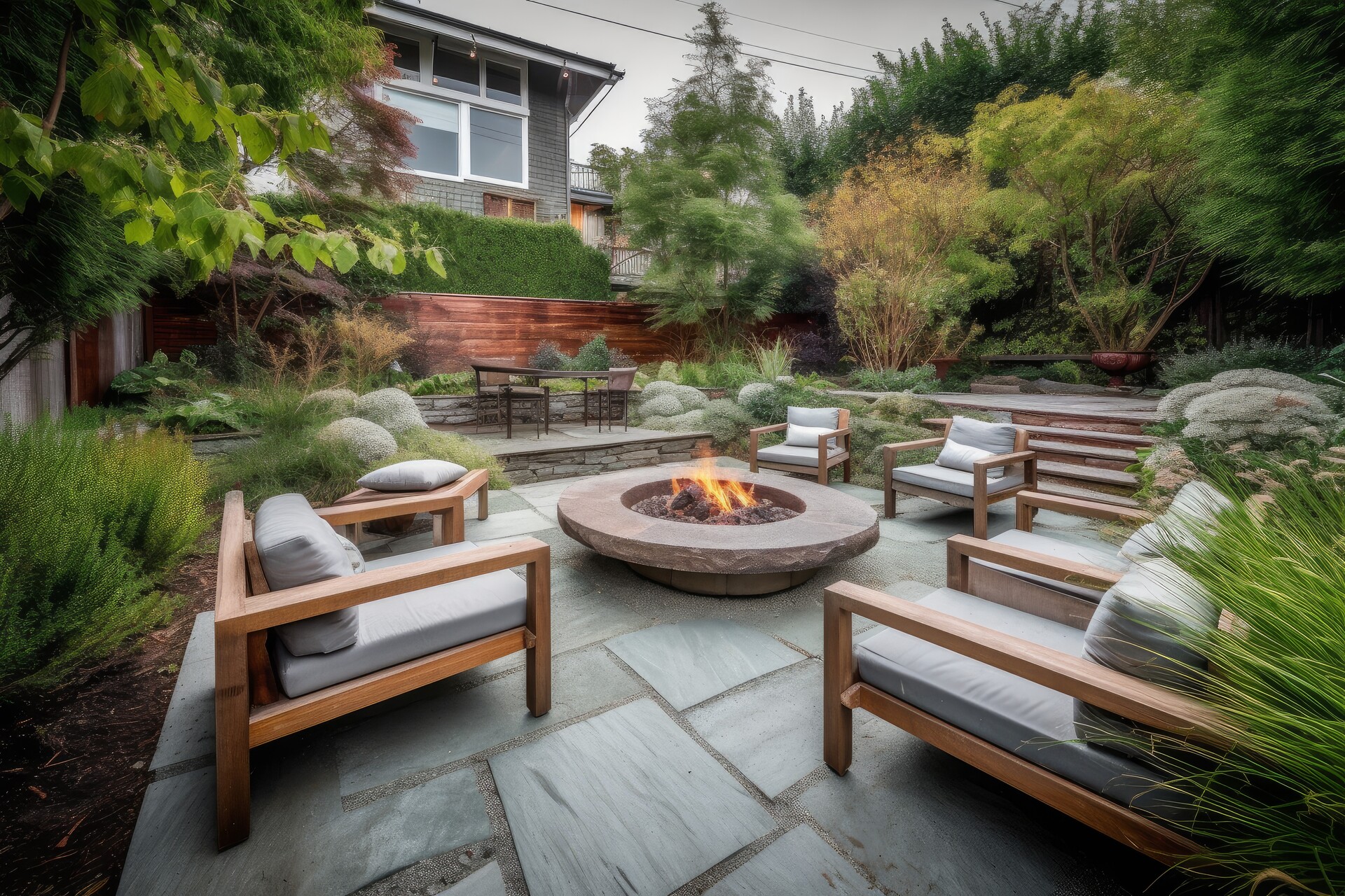 Outdoor Seating Installation